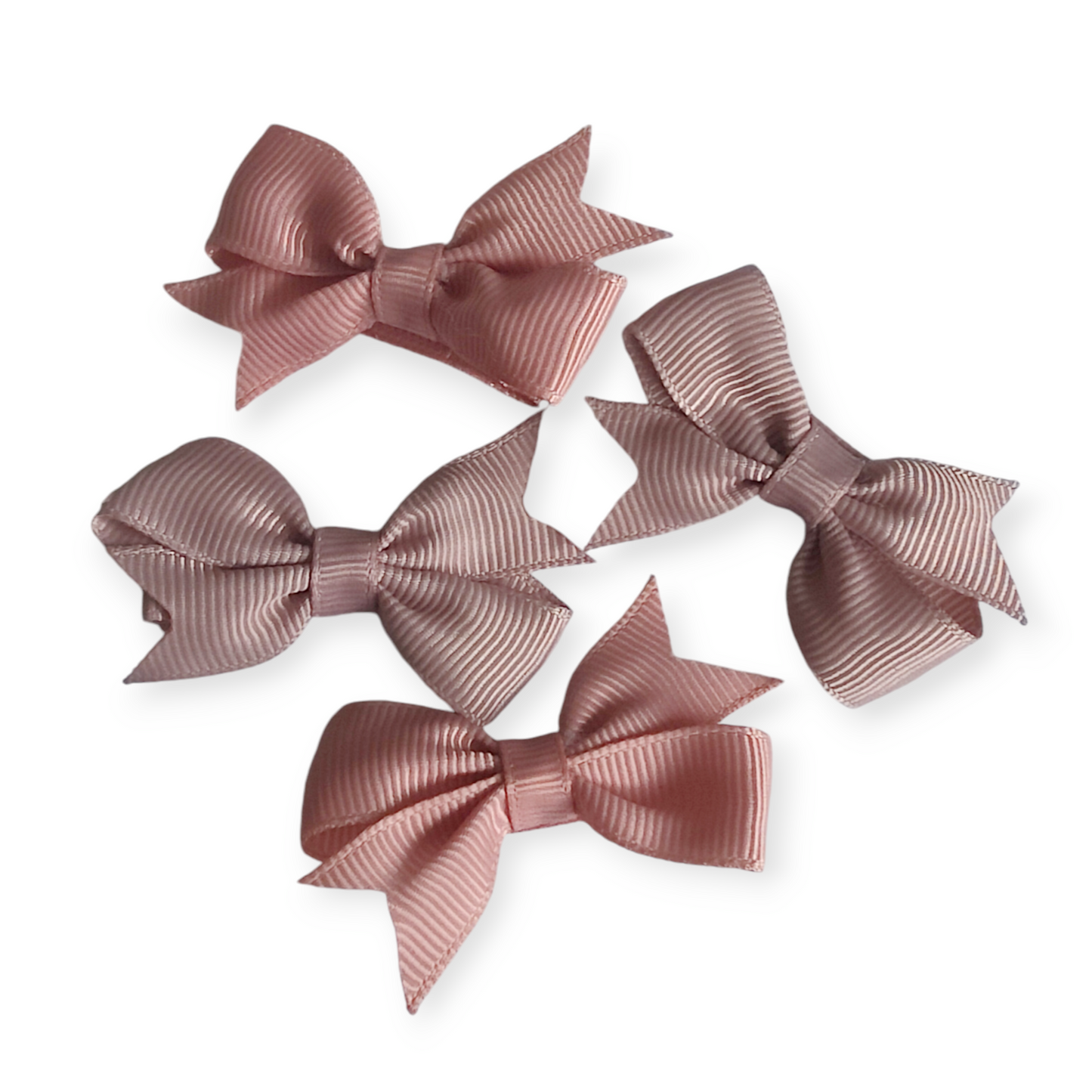 Set Of 4 Dinky Bows in Berry Blossom