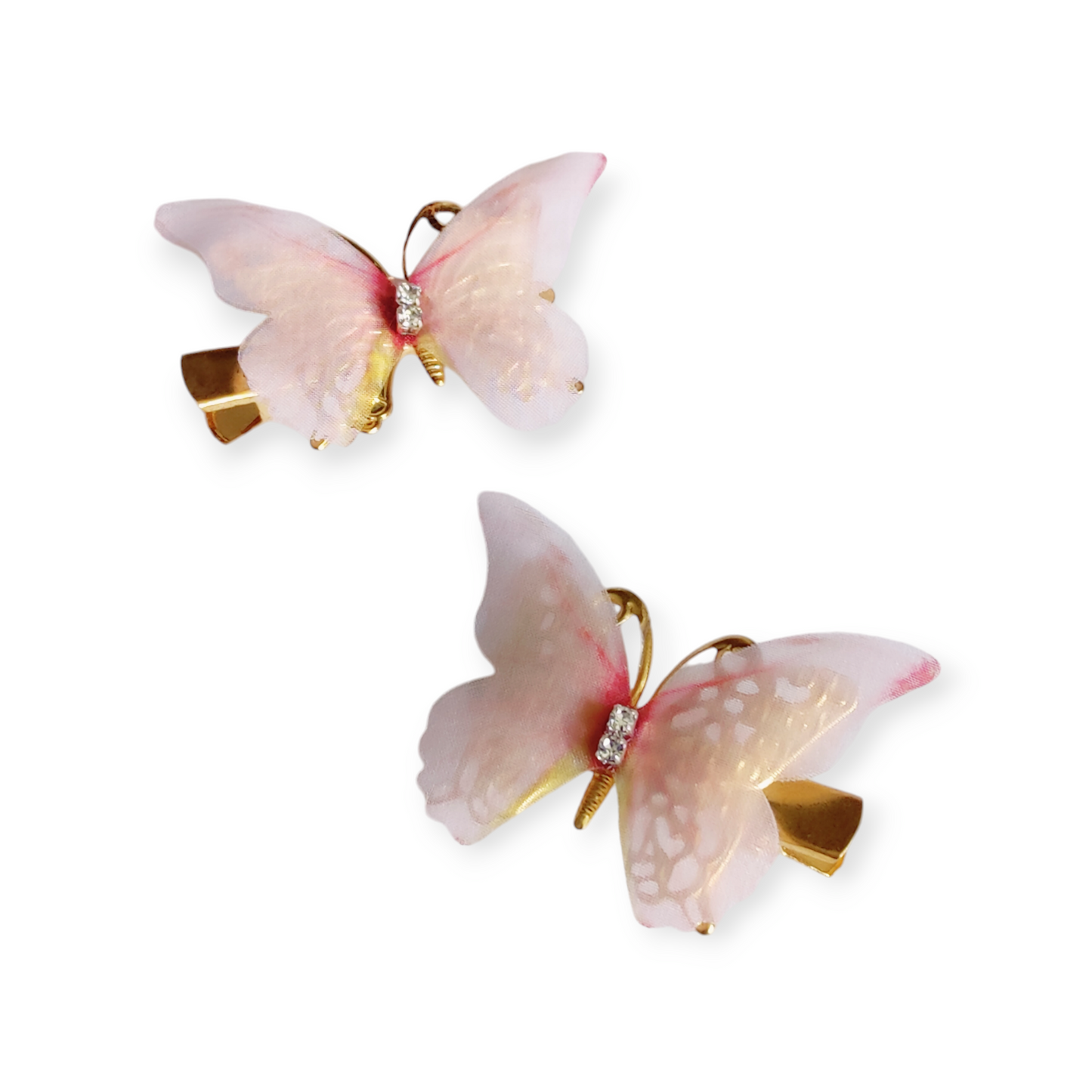 Butterfly Bliss Hairclip in Pastel Pink