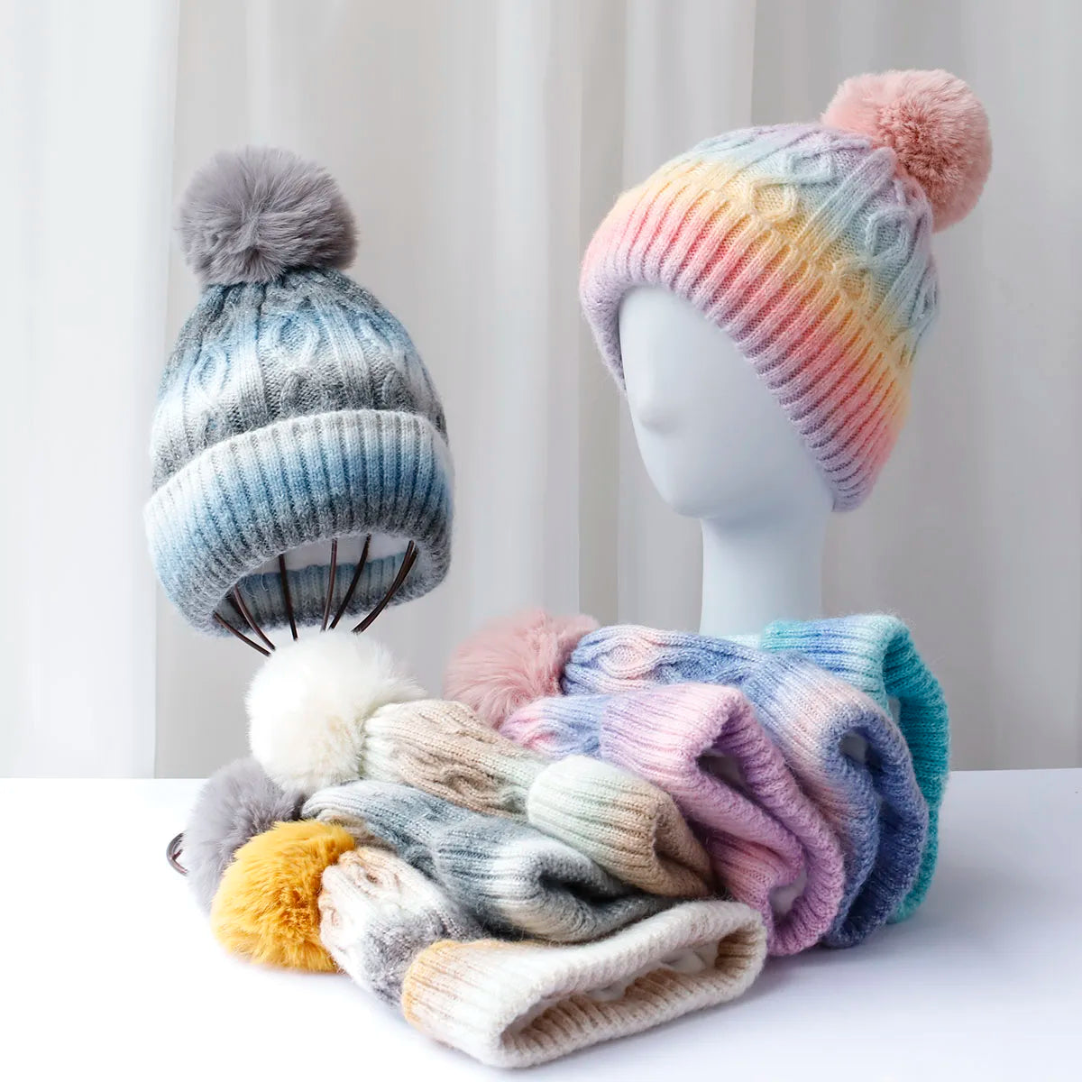 Arctic Luxe Pom Beanie