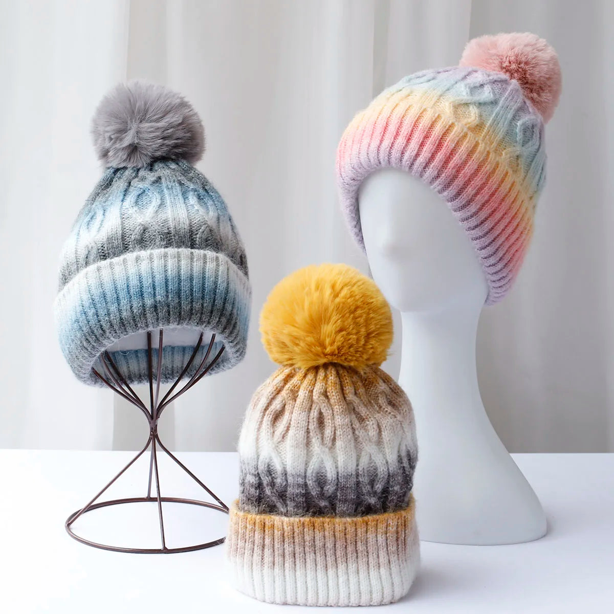 Arctic Luxe Pom Beanie