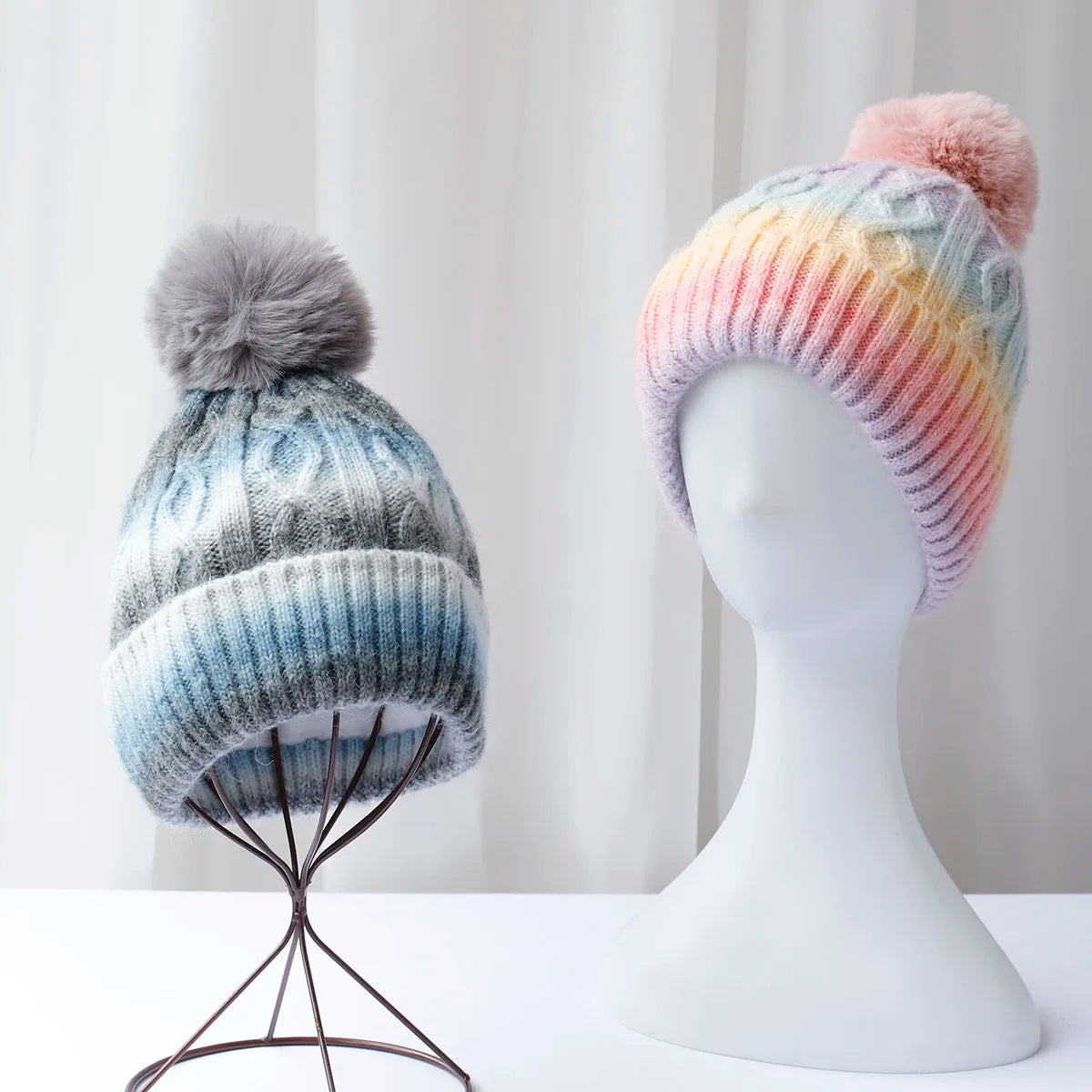 Arctic Luxe Pom Beanie