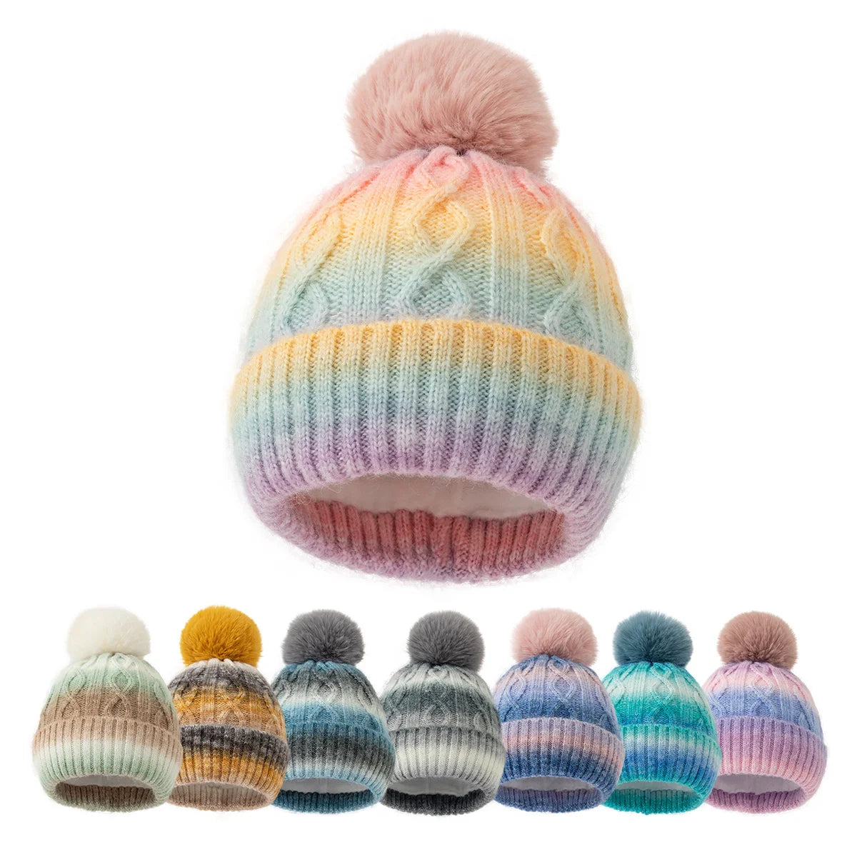 Arctic Luxe Pom Beanie