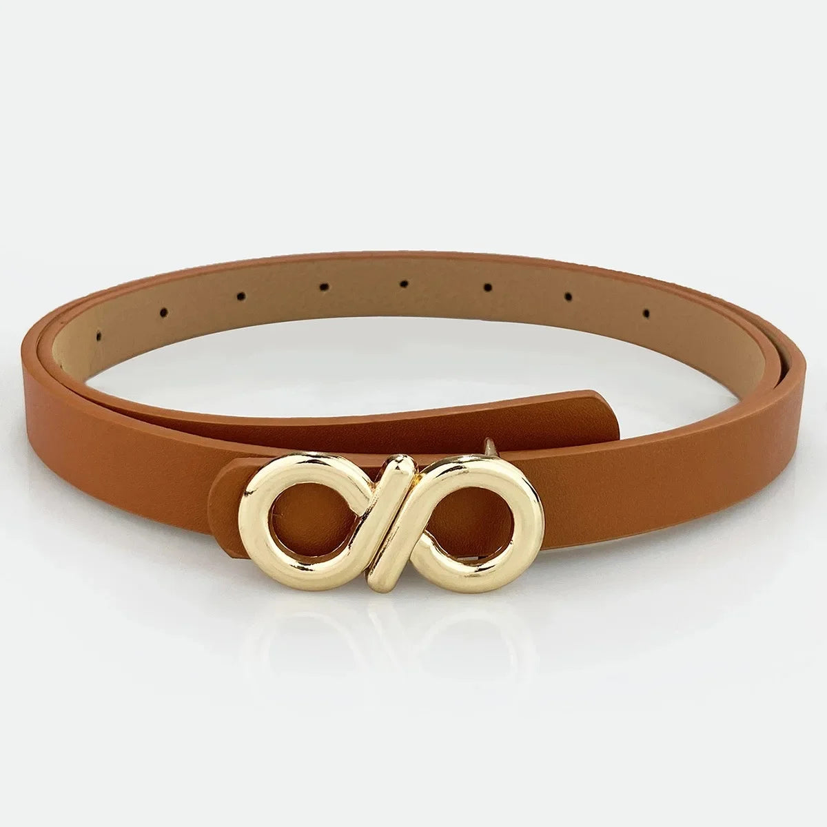 Fashionable Ladies Thin Belt Decorative Dress Waist Belt High Quality Pu Material New Arrival Elegant Stylish Versatile Belt