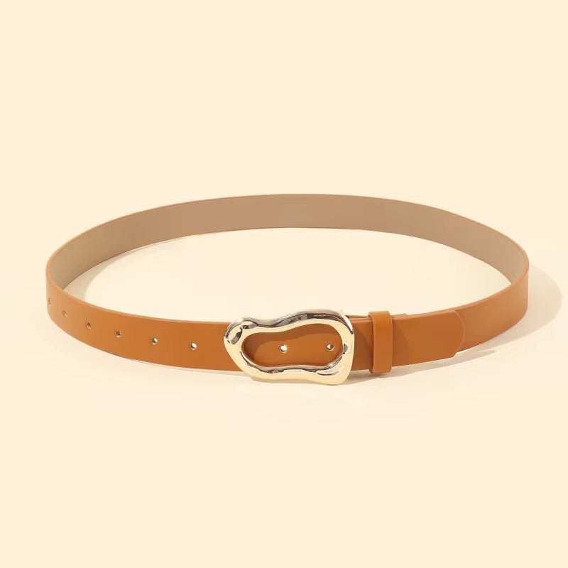 The 'Hallie' Belt in Midnight