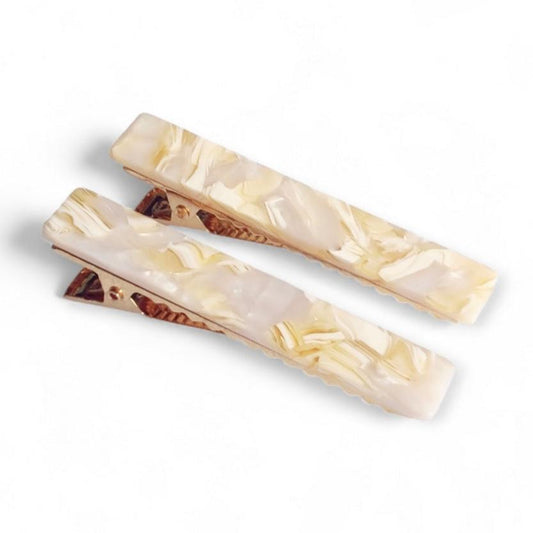 Buttercup Thin Rectangle Hair Clips