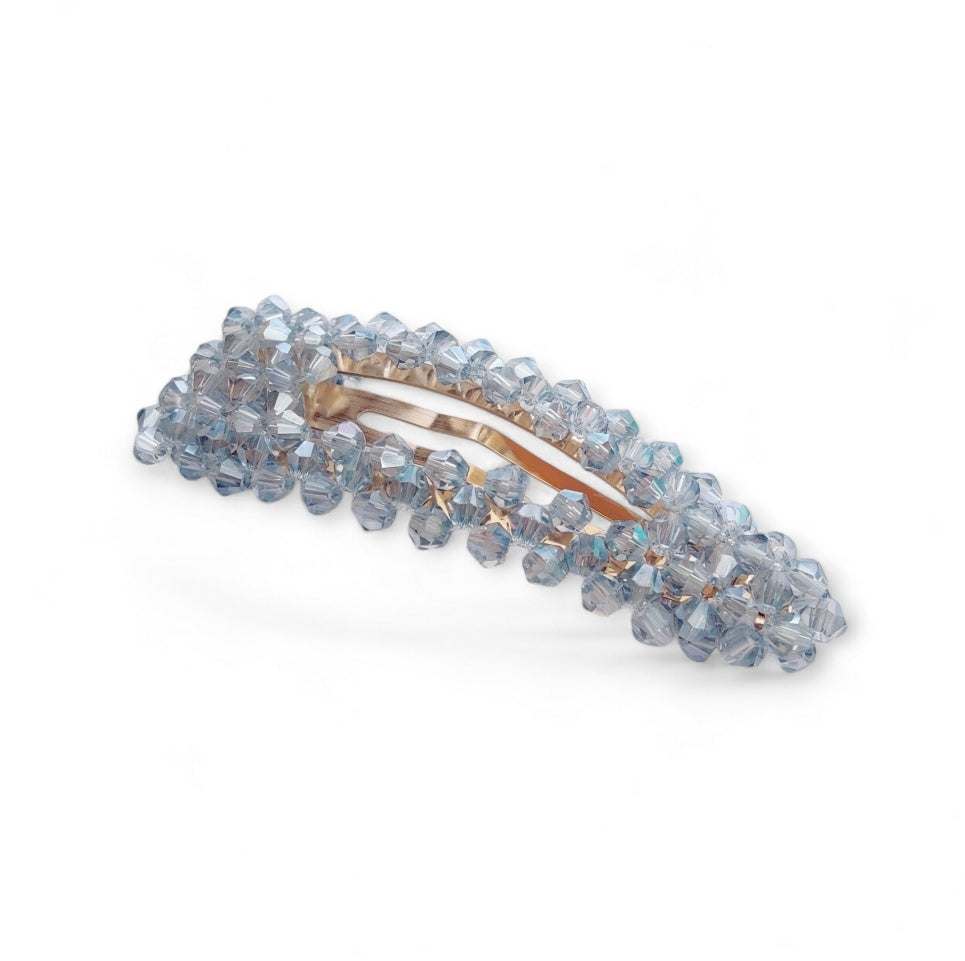 Alani Crystal Hair Clip in Blue