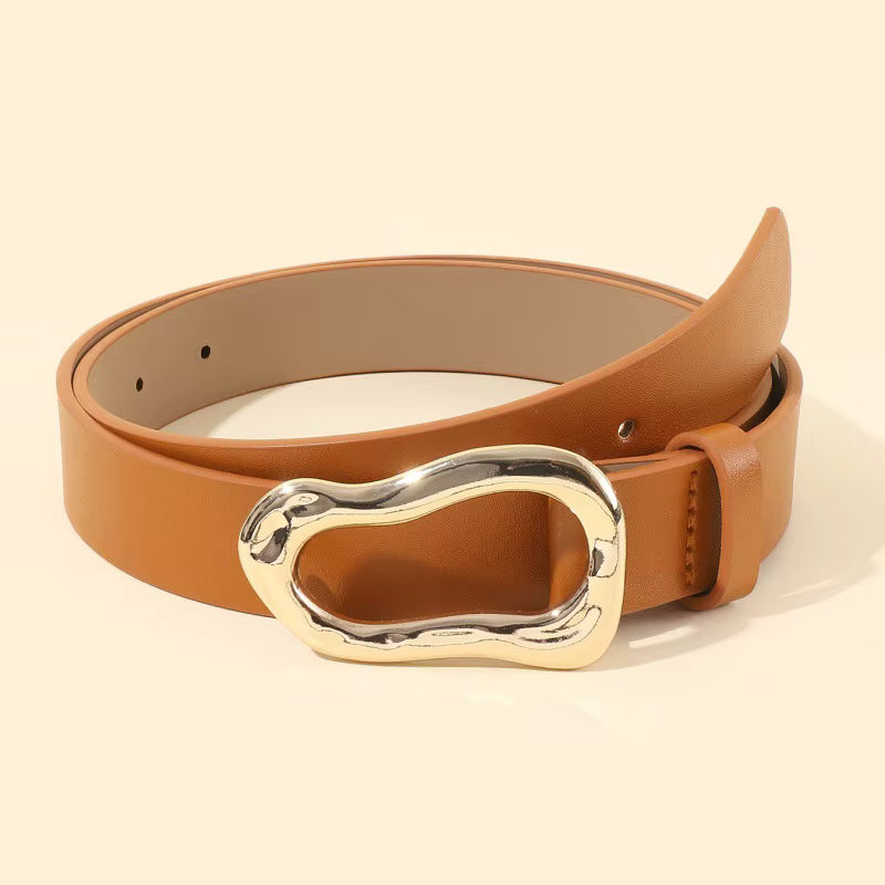 The 'Hallie' Belt in Midnight