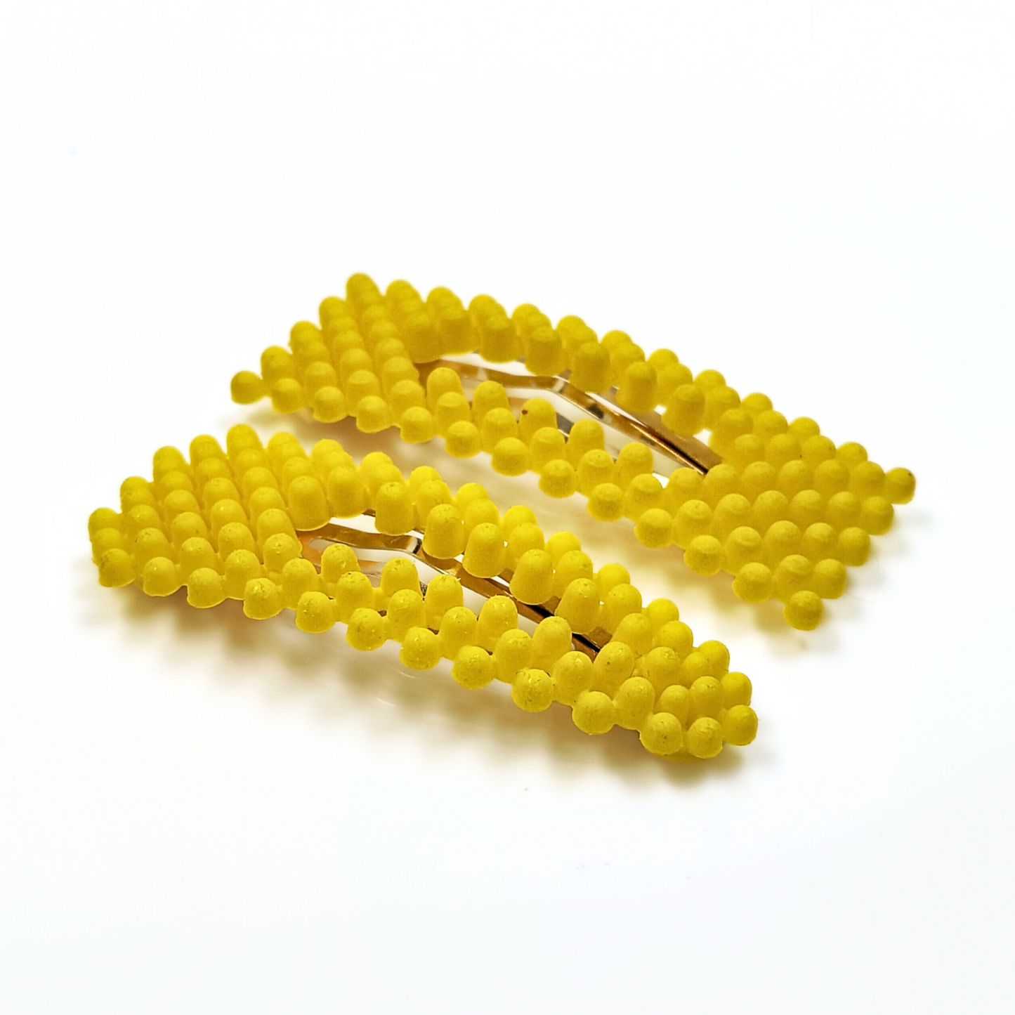 Ayva Snap Hair Clip in Yellow