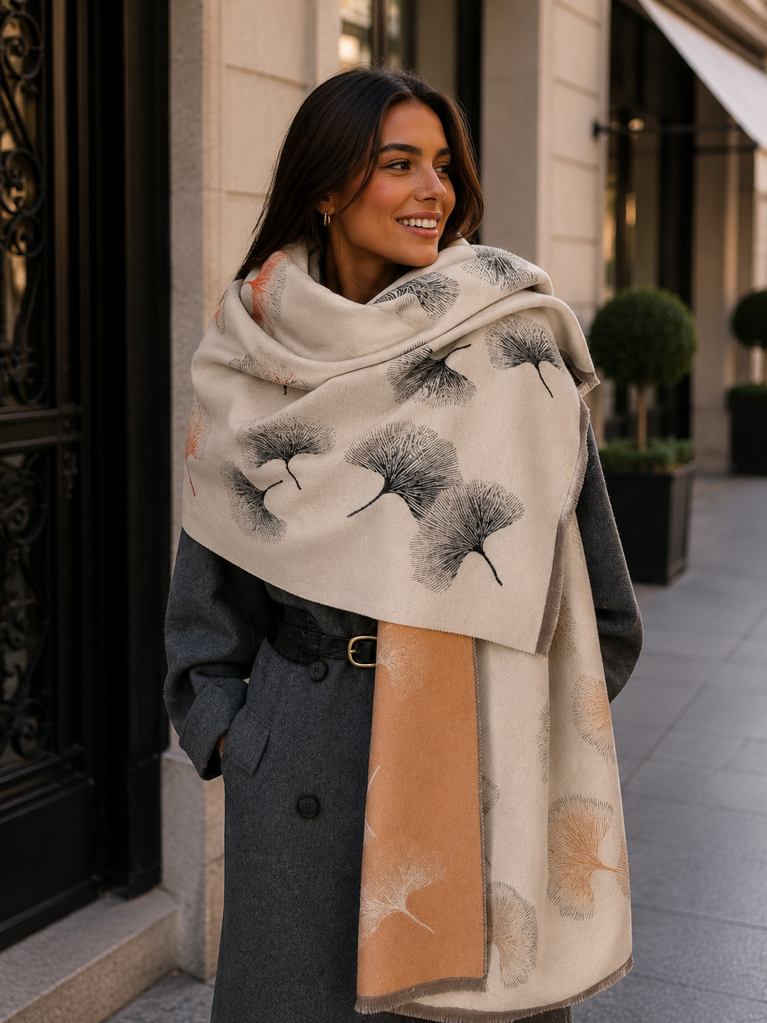 Kaeli Autumn Winter Scarf Shawl