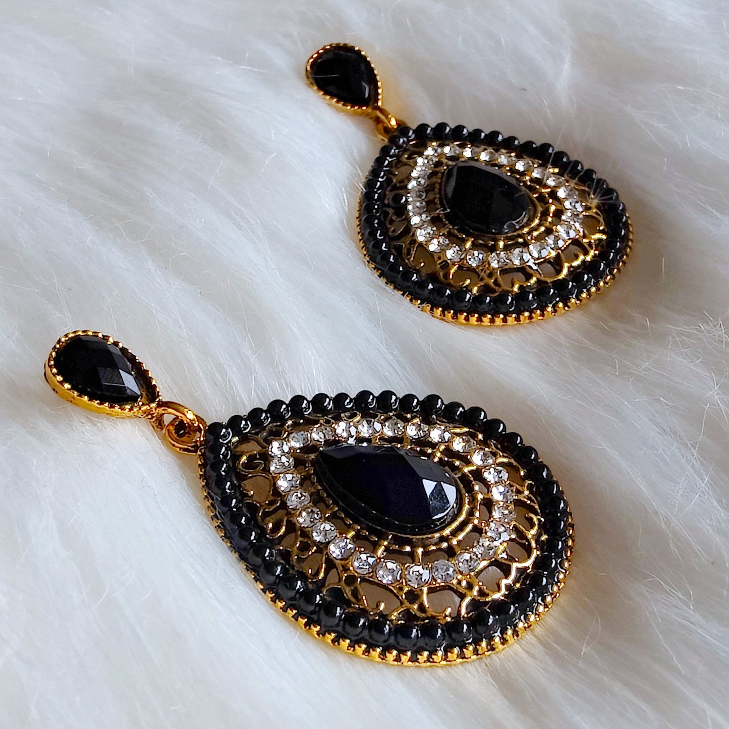 Melia Bohemian earrings in Black