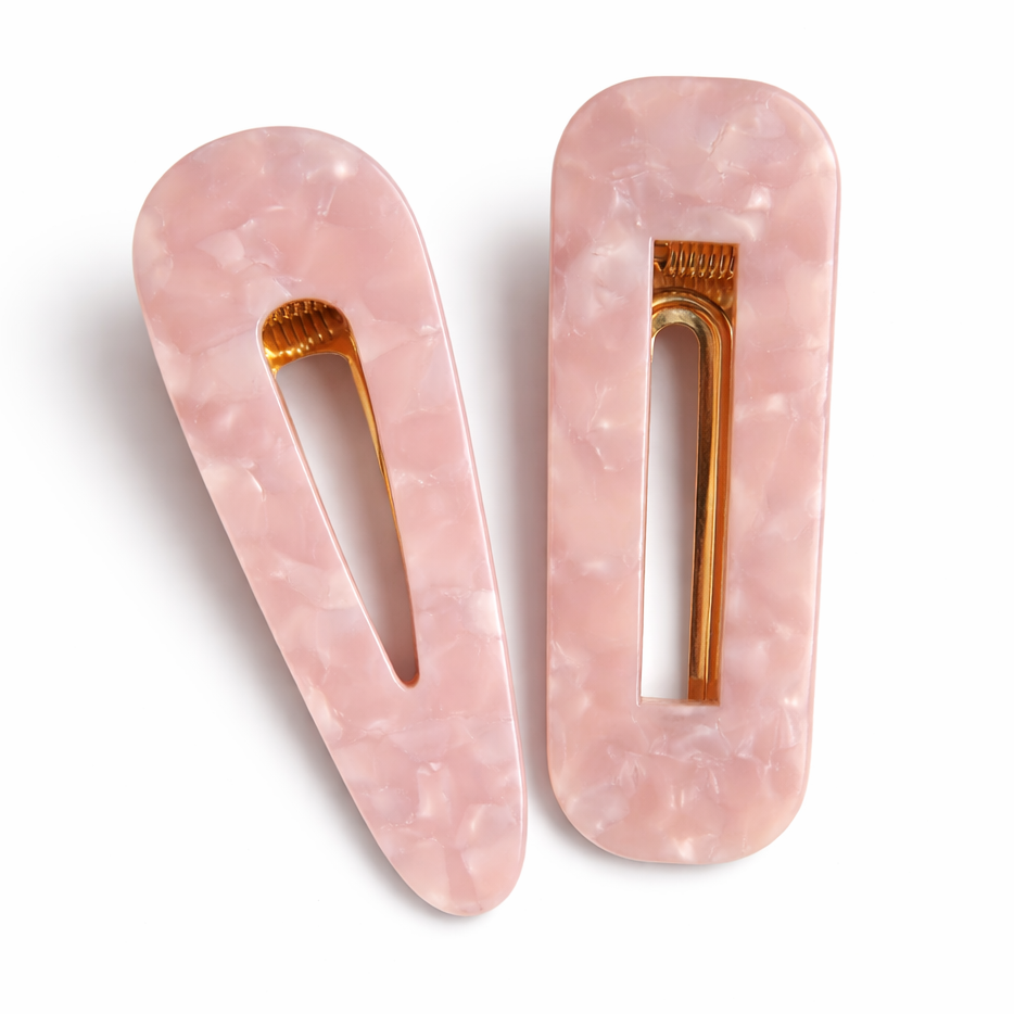 Peach Hair Clips