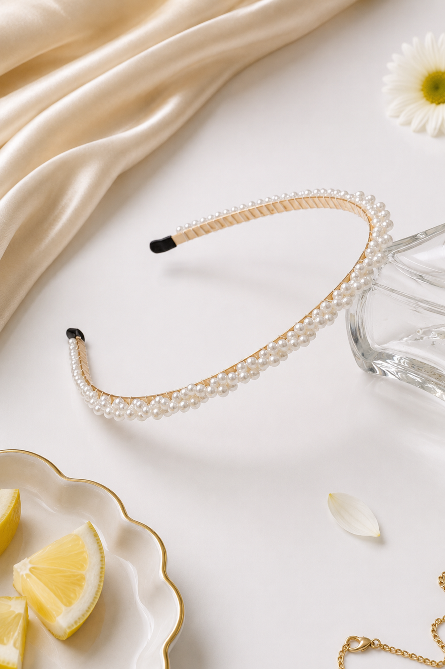 The 'Hazel' Pearl Headband