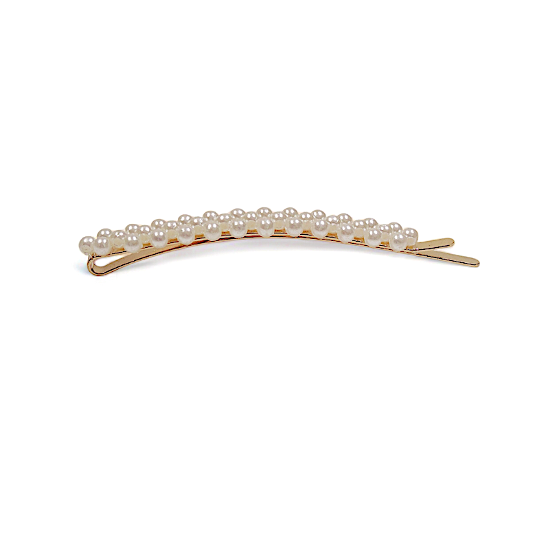 Maelle Gold Pearl Hair Slides