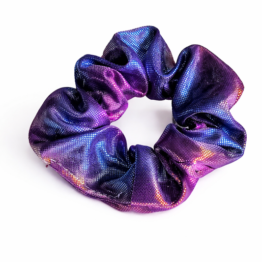 Shimmery Scrunchie in Lilac Sapphire