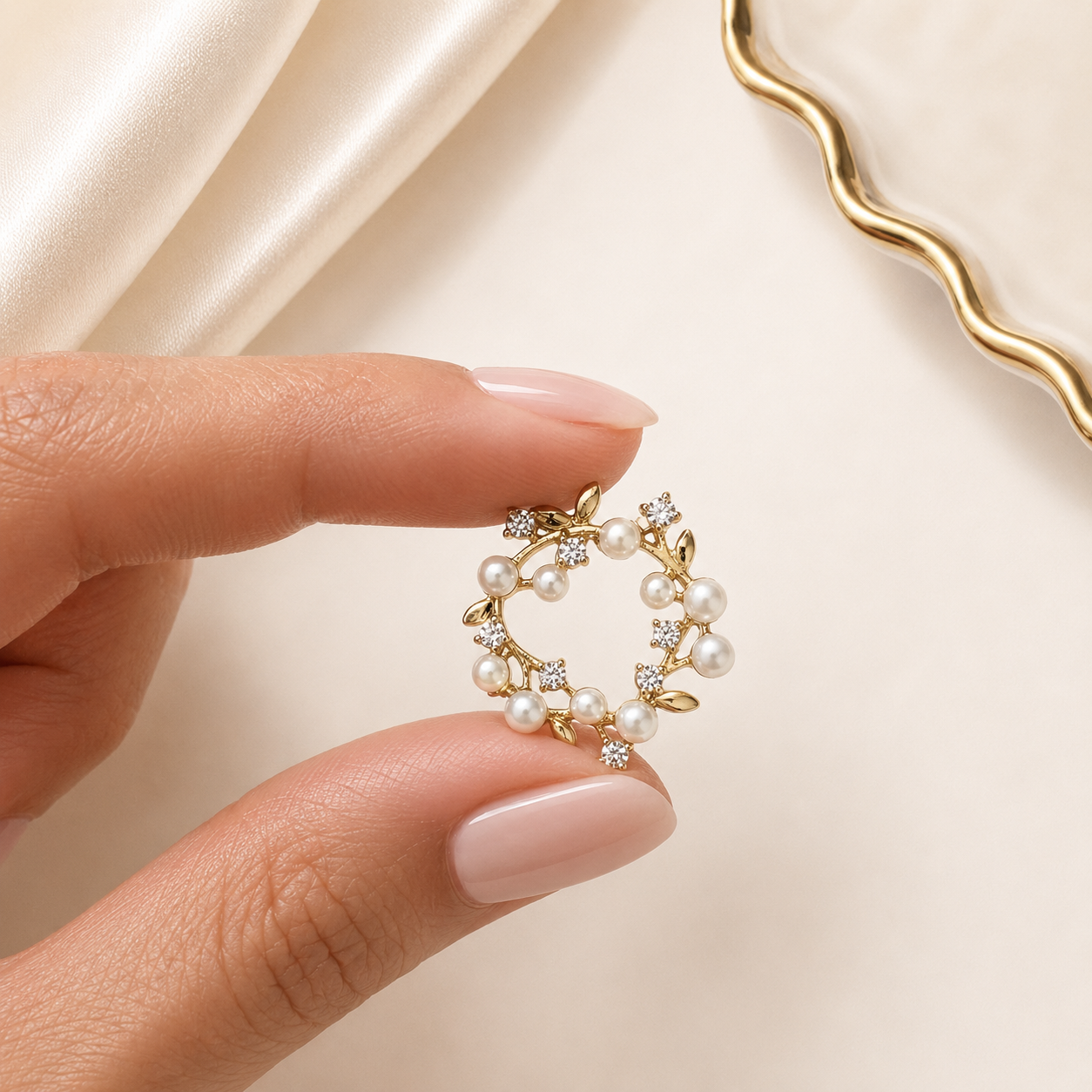 The 'Fleur Wreath' Studs