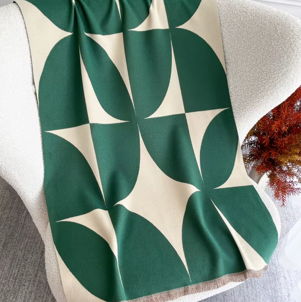 Tyla Wrap Scarf Shawl in Green