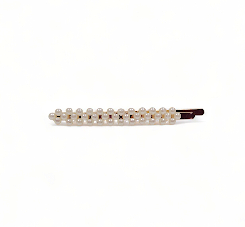 Maelle Gold Pearl Hair Slides