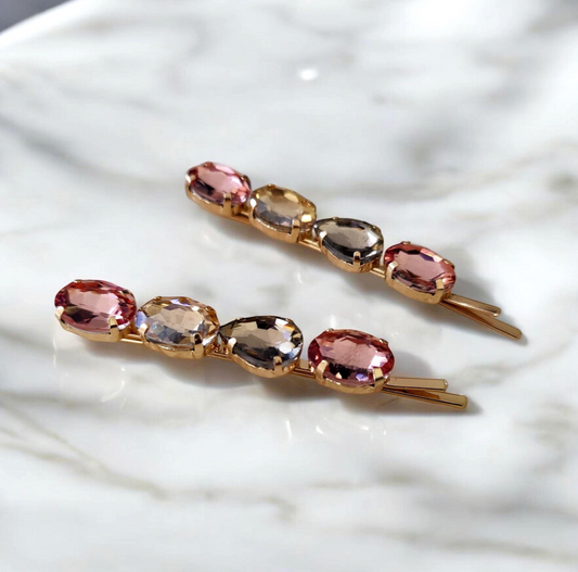 Anya Hair Slides in Copper