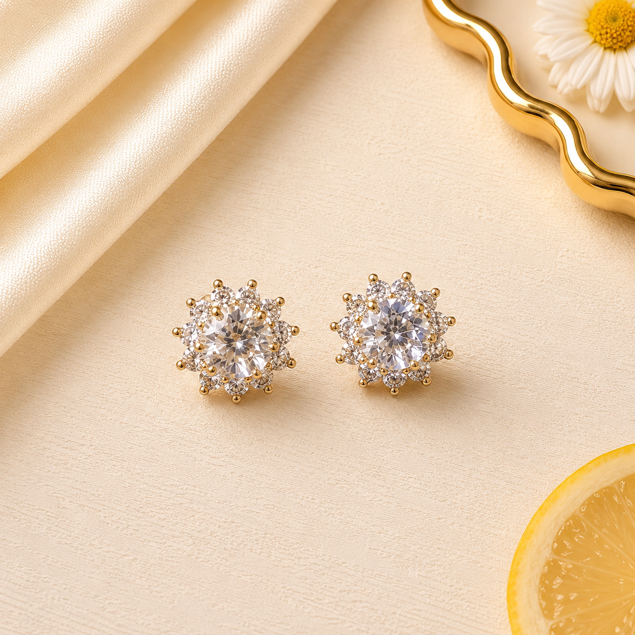 The 'Made You Look' Studs in Silver
