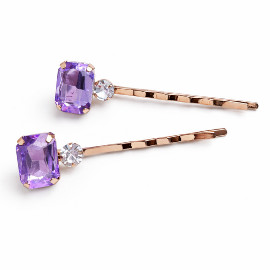 Daphne Hair Slides in Lilac