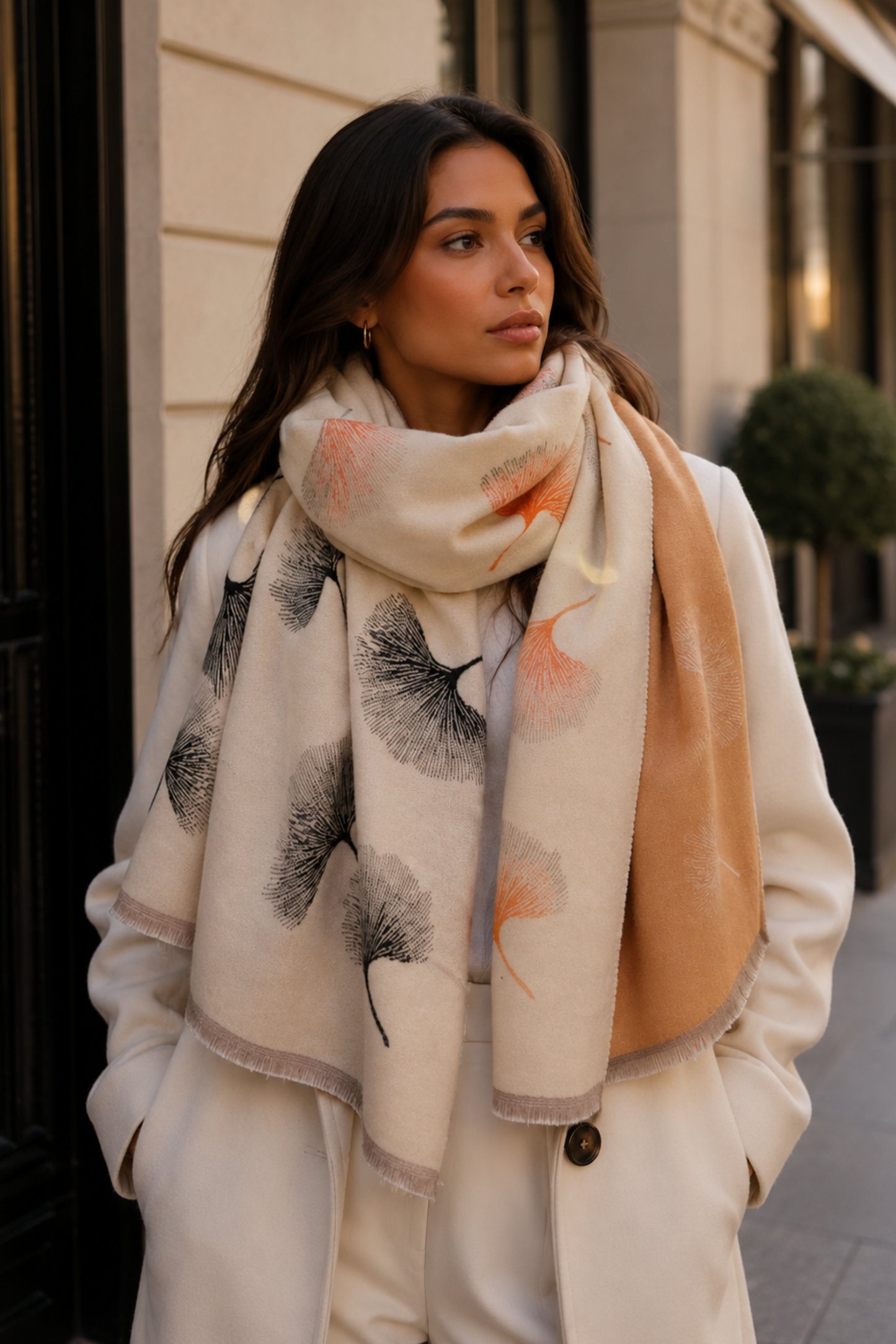 Kaeli Autumn Winter Scarf Shawl