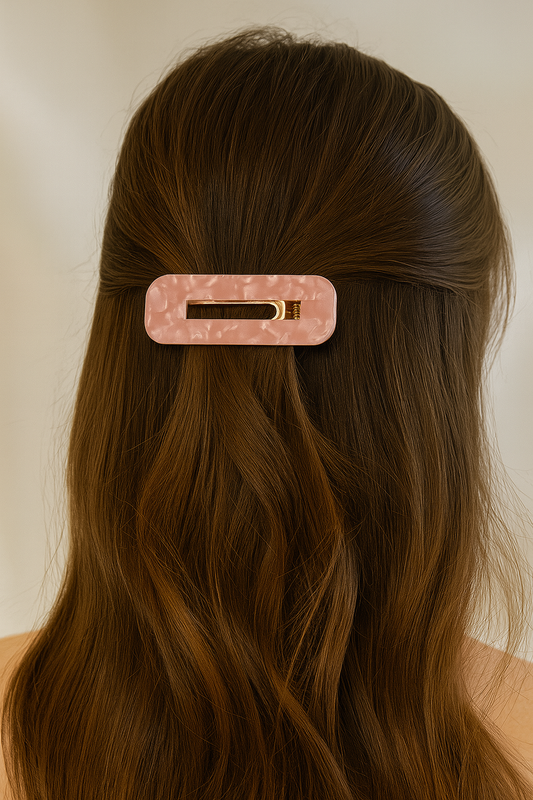 Peach Hair Clips