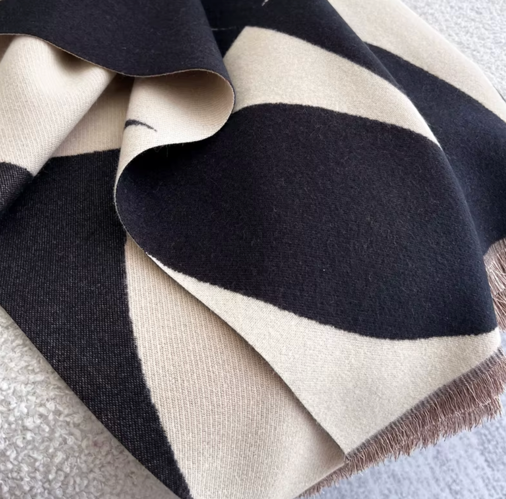 Tyla Wrap Scarf Shawl in Blue