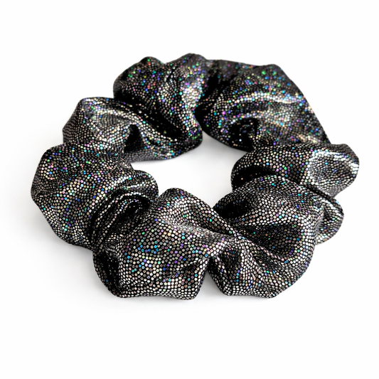 Shimmery Scrunchie in Moonlit Slate