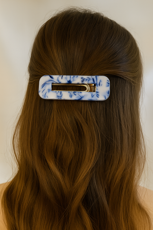 Arctic Acetate Hair Clips