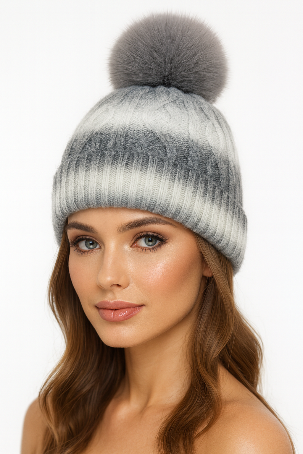 Arctic Luxe Pom Beanie